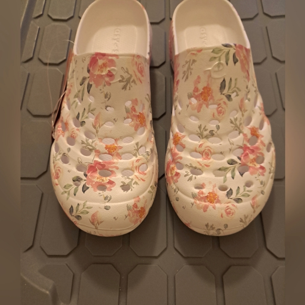 EASY SPIRIT floral clogs BRAND NEW Size 8 ๐น ROSES only 2 left - Picture 6 of 7